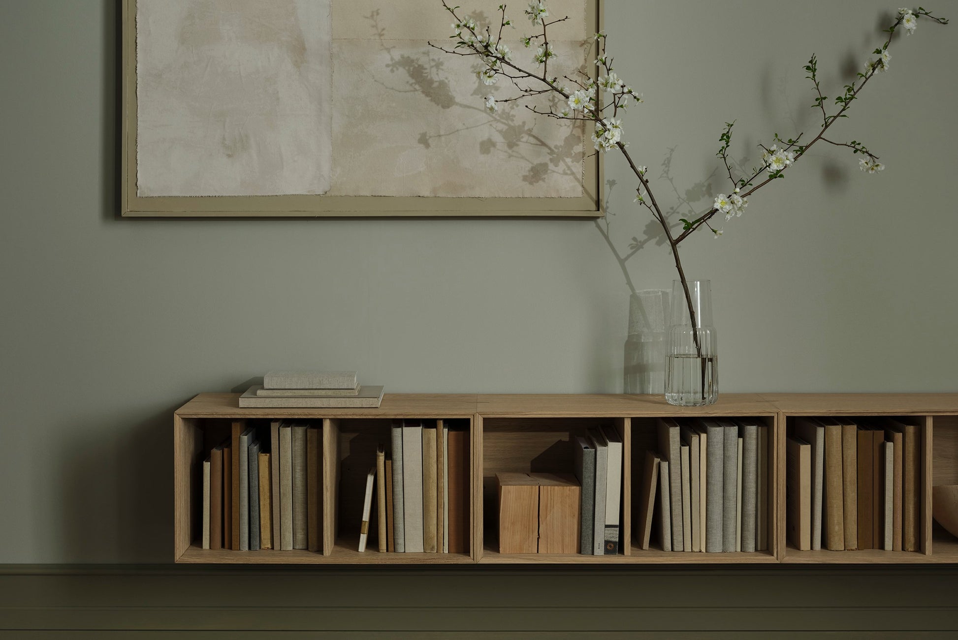 Vega Cabinet 4 rooms / 70x70x35 cm, Oiled oak