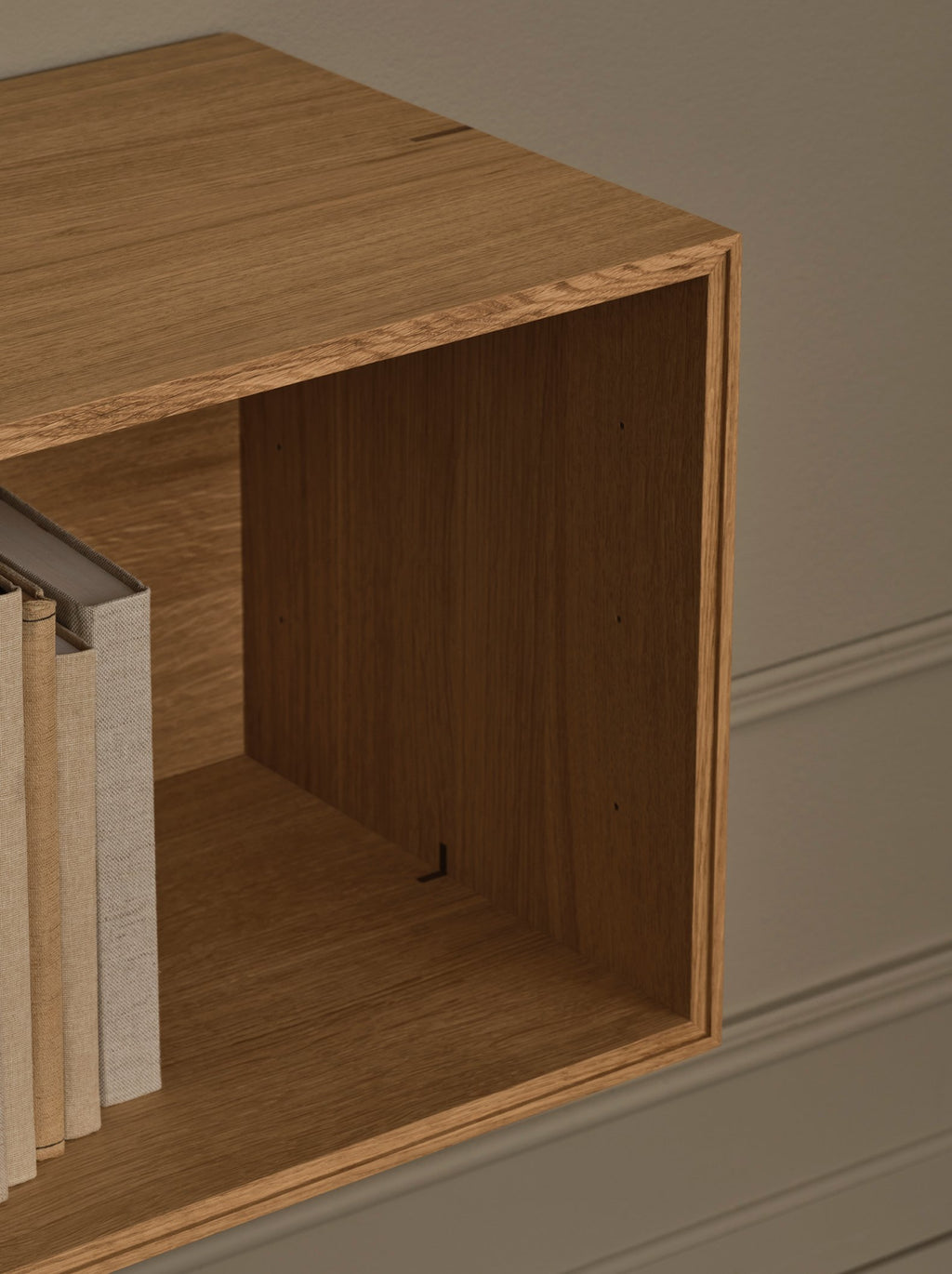 Vega Bookcase / 70x70x35 cm, Oiled oak