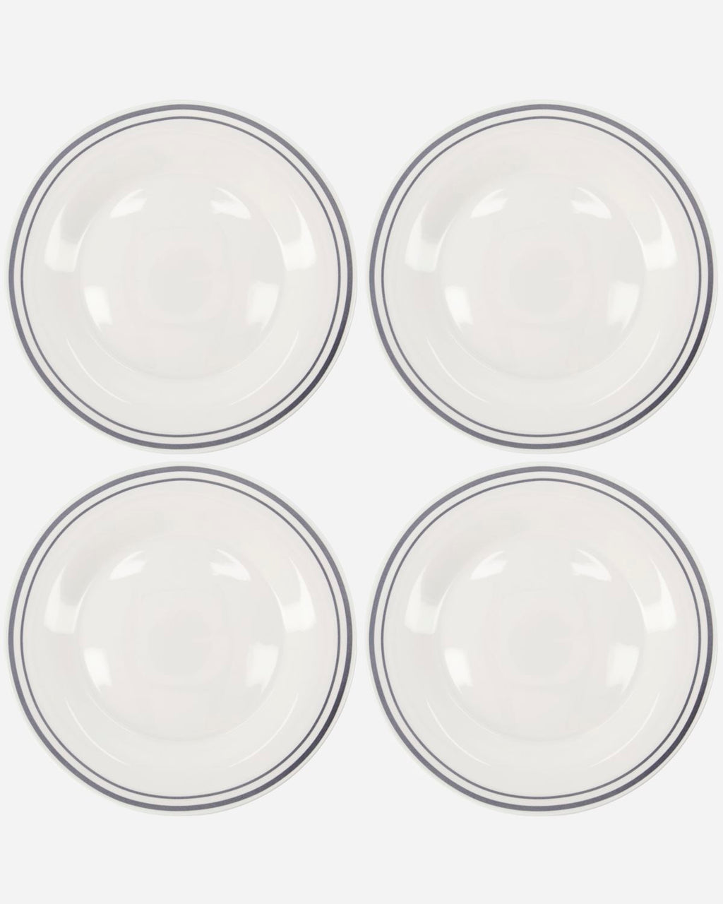 Dinner plate, Bistro, Grey Café Society