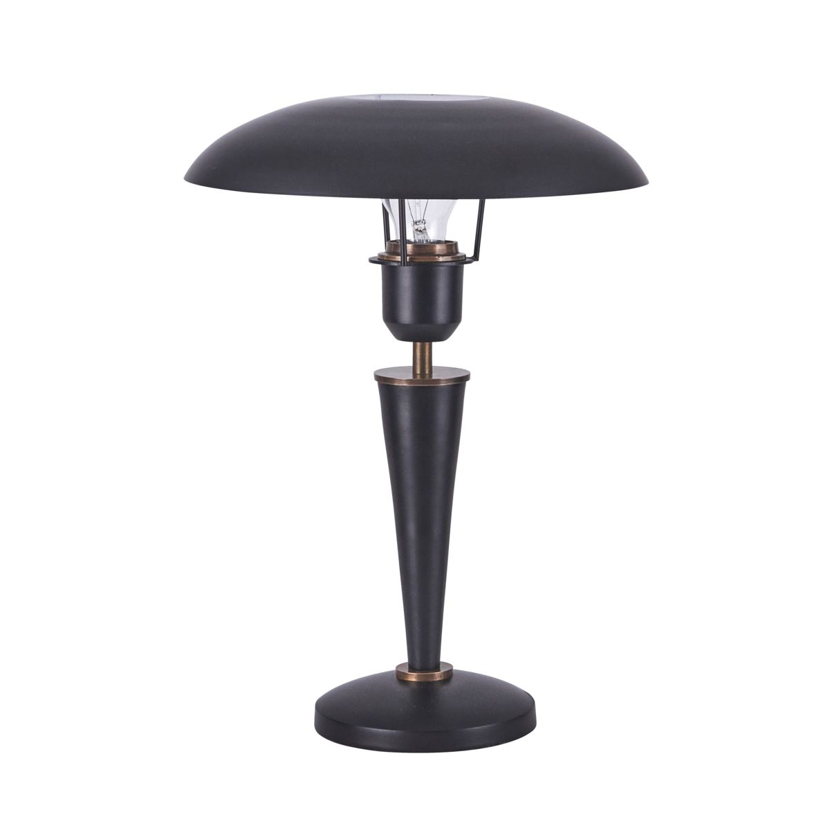Table lamp, Opal, Black