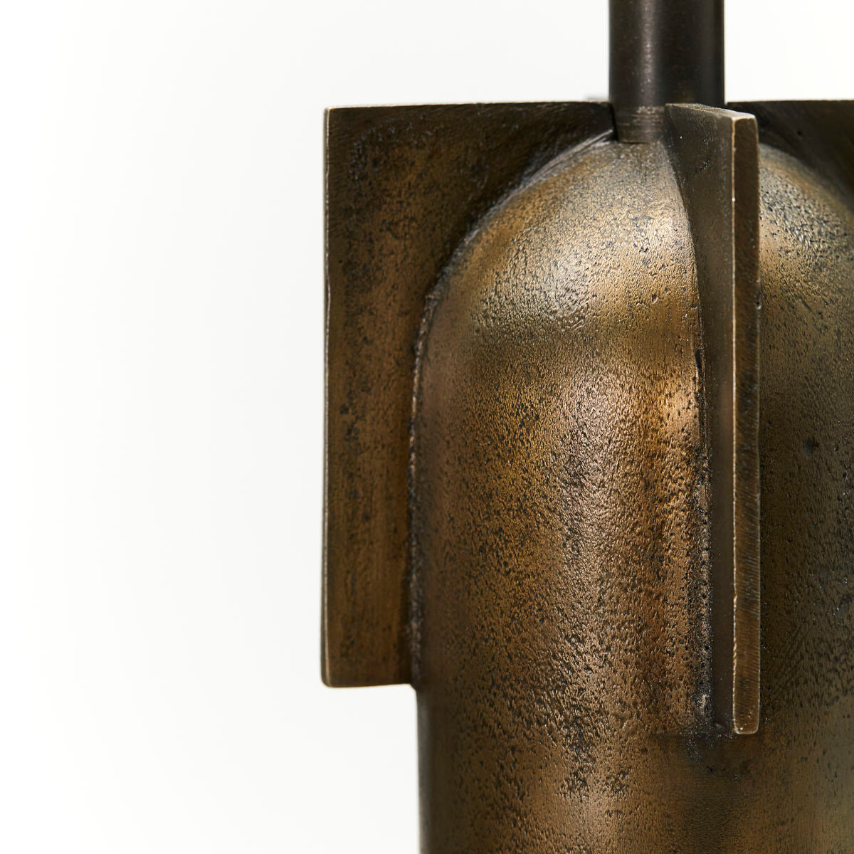 Lamp, Akola, Brushed silver/Antique brass