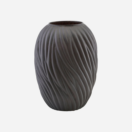 Vase, Noa, Dark brown