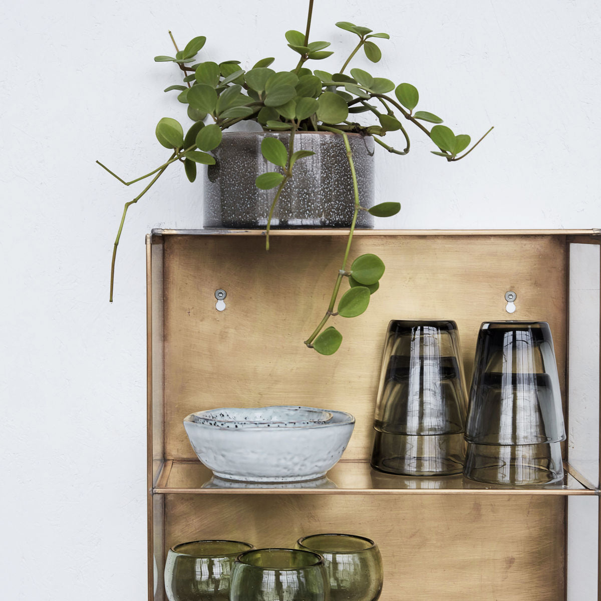 Cabinet, Glass, Brass Café Society