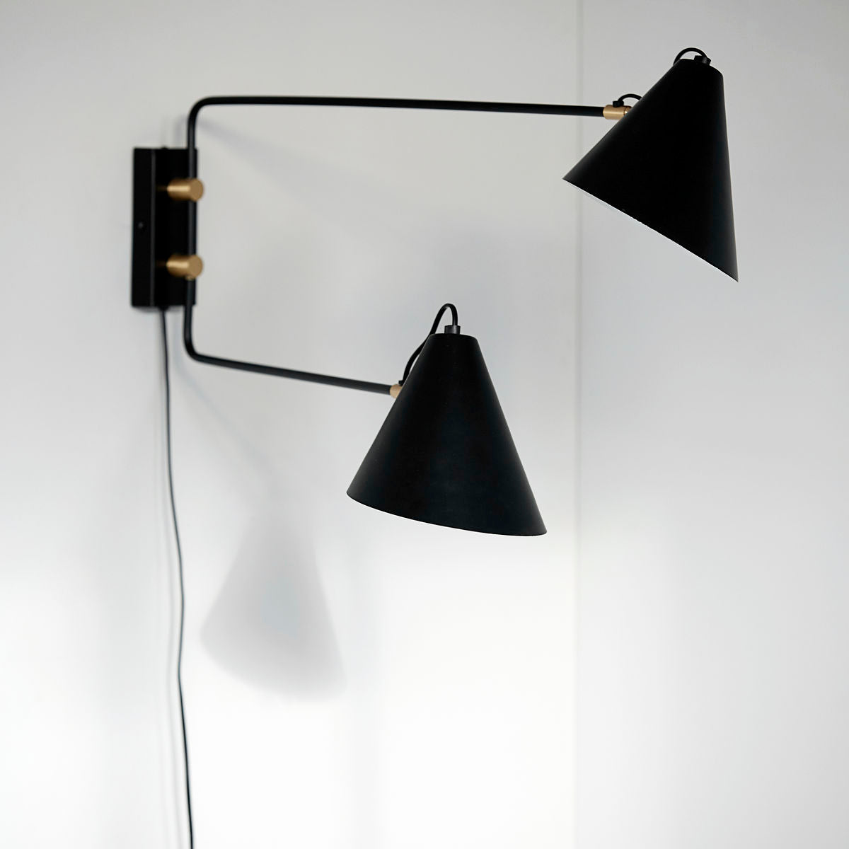 Wall lamp, Club Double, Black House Doctor